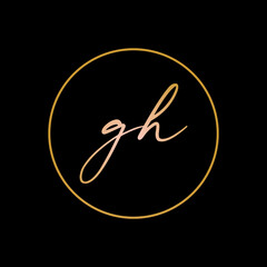 Elegant and luxurious initials logo design