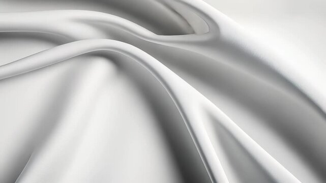 White fabric with a pattern that is not visible