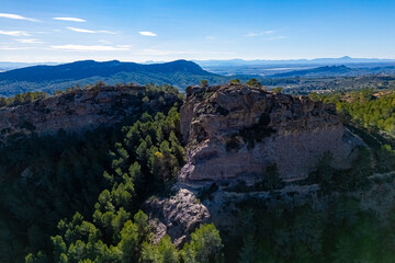Fototapeta premium King Kong Face, Beautiful Trail Route, Murcia Region, Spain