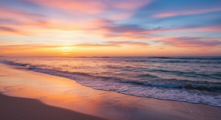 Fototapeta premium sunset at the beach