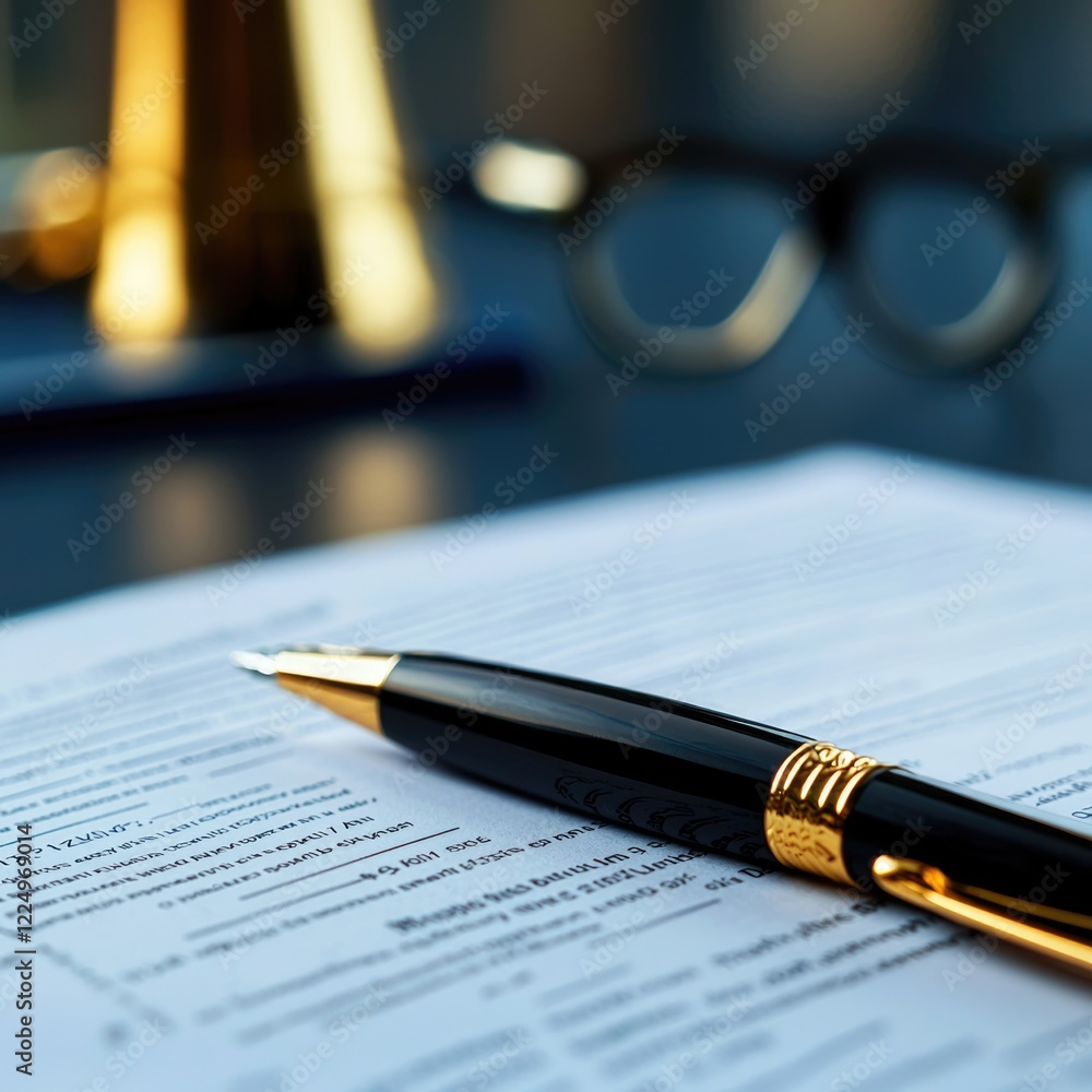 Poster loan documentation process office environment business content professional setting close-up view un