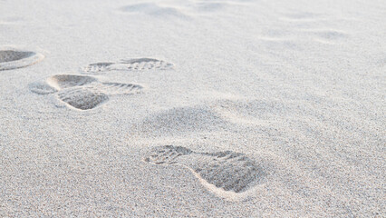 Dunes on the Mediterranean coast, sunrise, sand texture