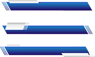 Set of blank borders for information, graphs, charts. Bars against transparent background with negative space to insert your information. Concept of broadcasting, sports, betting, tv shows