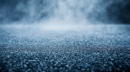 Misty ground surface with dramatic atmosphere. Perfect for abstract and atmospheric concepts.