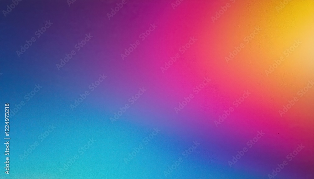 Poster vibrant digital artwork showcasing a grainy gradient with colorful soft noise effect, embracing the 