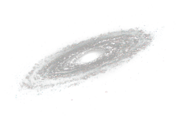 PNG Spiral galaxy space universe night.