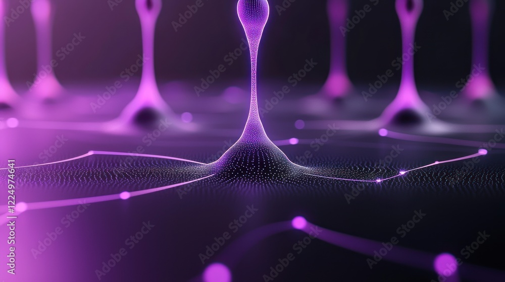 Poster abstract neural network visualization