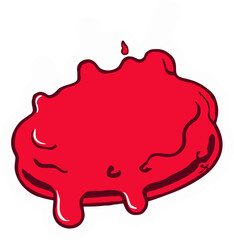 Red Blood Splatter – Horror Effect