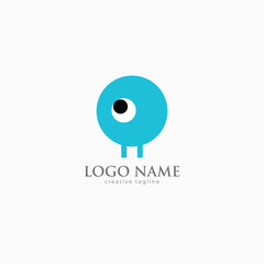 Cam corner logo design fully editable vector template