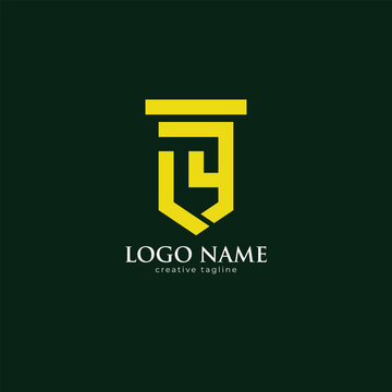 TYL letter law logo, law logo, law firm logo template