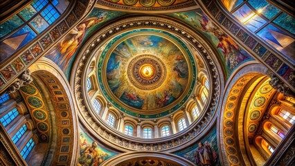 Surreal Dome Interior: Jerusalem's Church of Saint Peter in Gallicantu