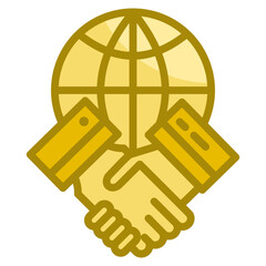 Collaboration  Icon Element For Design