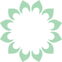 Beautiful flower art and mandala vector design