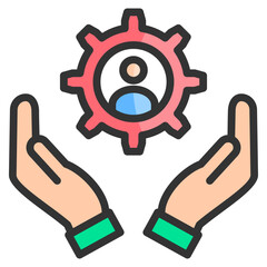 Support  Icon Element For Design