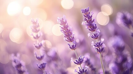 Obraz premium Abstract lavender background with blurred light streaks and soft focus.
