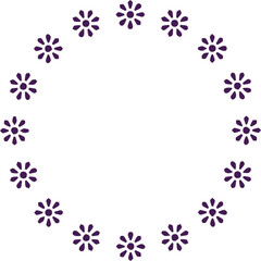 Beautiful flower art and mandala vector design