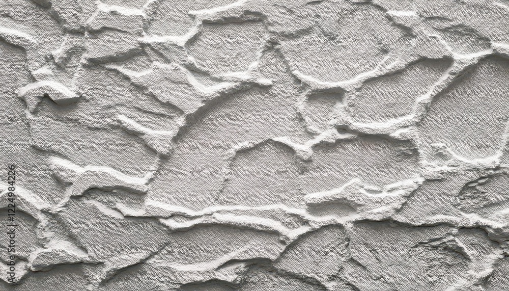 Poster Stunning Grainy Texture of White Stucco Wall with Distinctive Grainy Finish Upclose View of Rough Architectural Element in a Warm Setting