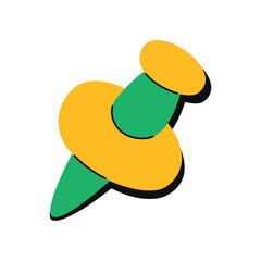 Push Pin Presentation Decoration Element