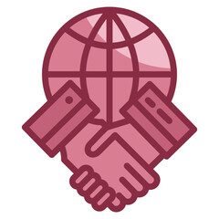 Collaboration  Icon Element For Design