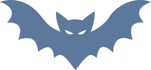 bat on a white