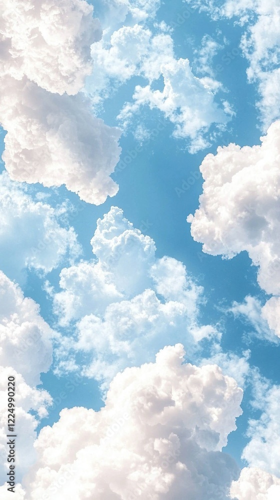 Poster a cloudy sky with two planes in the foreground and background