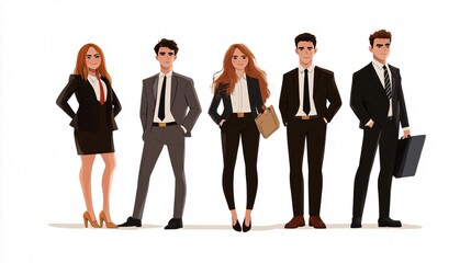 Fototapeta premium Diverse Business Network Connecting People Concepts Photo
