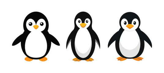 Naklejka premium set of penguin vector, vector and illustration, vector&nbsp;style