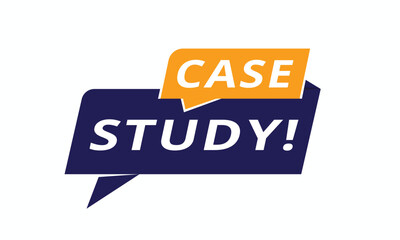 Case study - Banner poster or tag set for shop icon. vector design element.