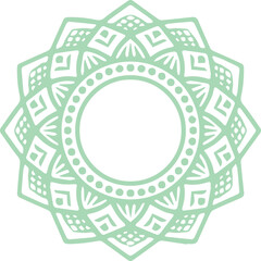 Beautiful flower art and mandala vector design