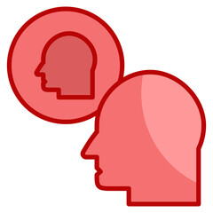 Reflection  Icon Element For Design