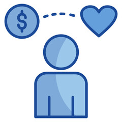 Life Balance  Icon Element For Design