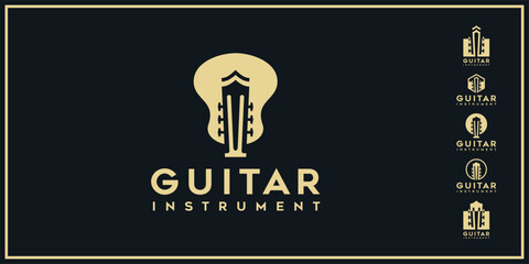 Guitar Logo Design Inspirations