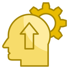 Self-Improvement  Icon Element For Design