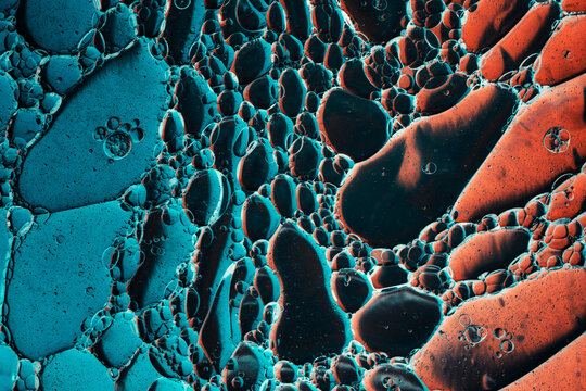 liquid paint mixture dark abstract background