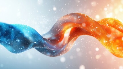 An abstract image of swirling biofluids.