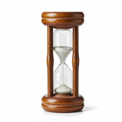 hourglass isolated on white