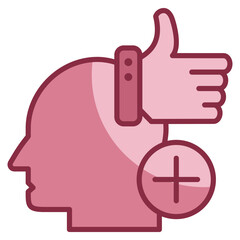 Positive  Icon Element For Design