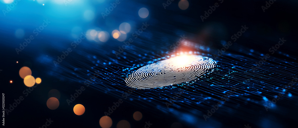 Poster enhancing kyc processes through biometric authentication digital security technology environment fut