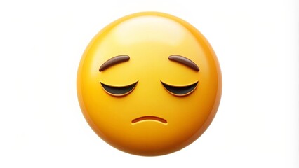 Fototapeta premium Sad Emoticon Illustration