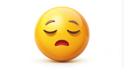 Fototapeta premium Disappointed Emoticon