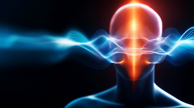 Exploring hz therapy techniques for mind enhancement virtual environment digital art abstract viewpoint modern concept