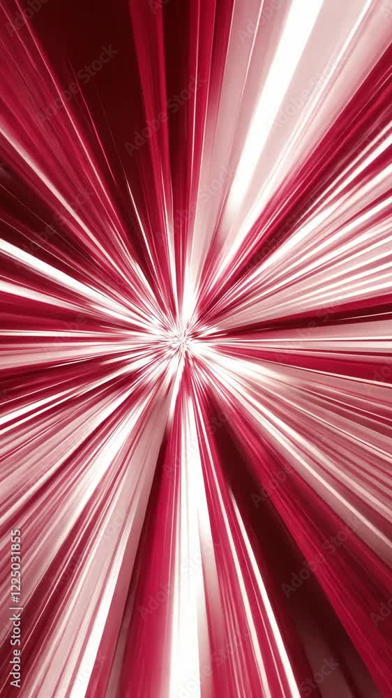 Poster abstract radial design in shades of red creates a dynamic and vibrant visual experience in a digital