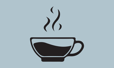 Coffee and tea cup set illustration  illustration, tea cup, coffee - drink, tea - hot drink, icon set, coffee cup, milk, cup, drink, symbol, vector, food, icon symbol, heat - temperature, square - com