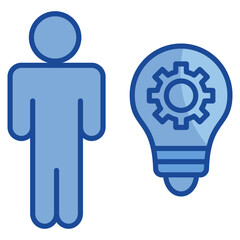 Critical Thinking  Icon Element For Design