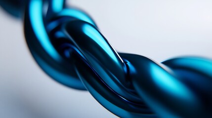 Abstract Blue Chain: Interconnectedness and Strength