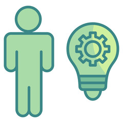 Critical Thinking  Icon Element For Design