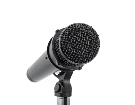 microphone isolated on white