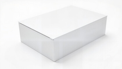 Fototapeta premium 3D Retail Box Mockup on clean white background