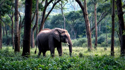 Elephants in Breathtaking Landscapes