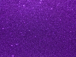 Purple sparkle background. Violet glitter background. Purple glimmer. Abstract twinkle texture. Glitter surface. Glimmer layout. Holiday layout. Diamond luxury surface. Celebration holiday background.